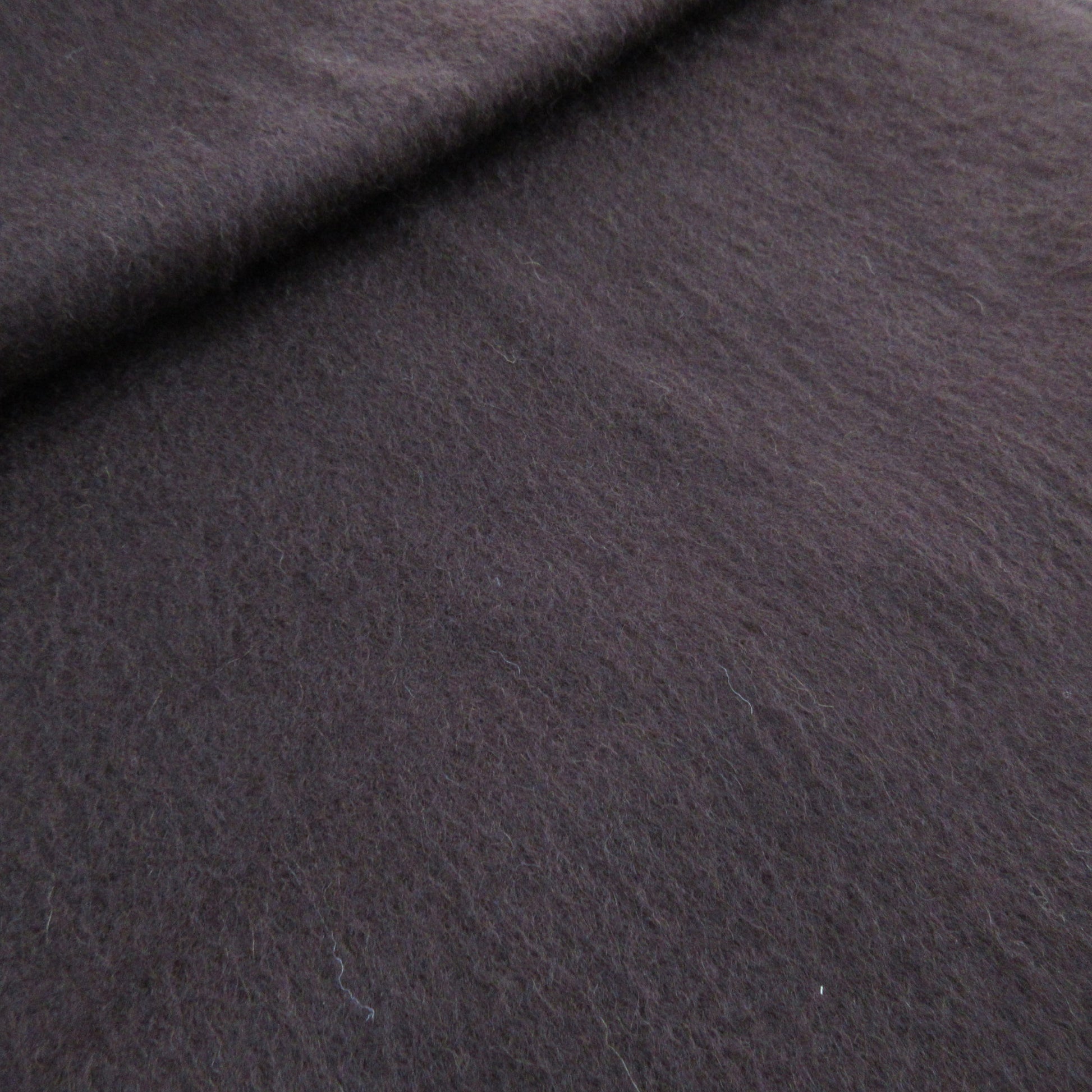 HERMES 100% Cashmere Logo Embroidery Brown Brown 150cmx40cm Muffler