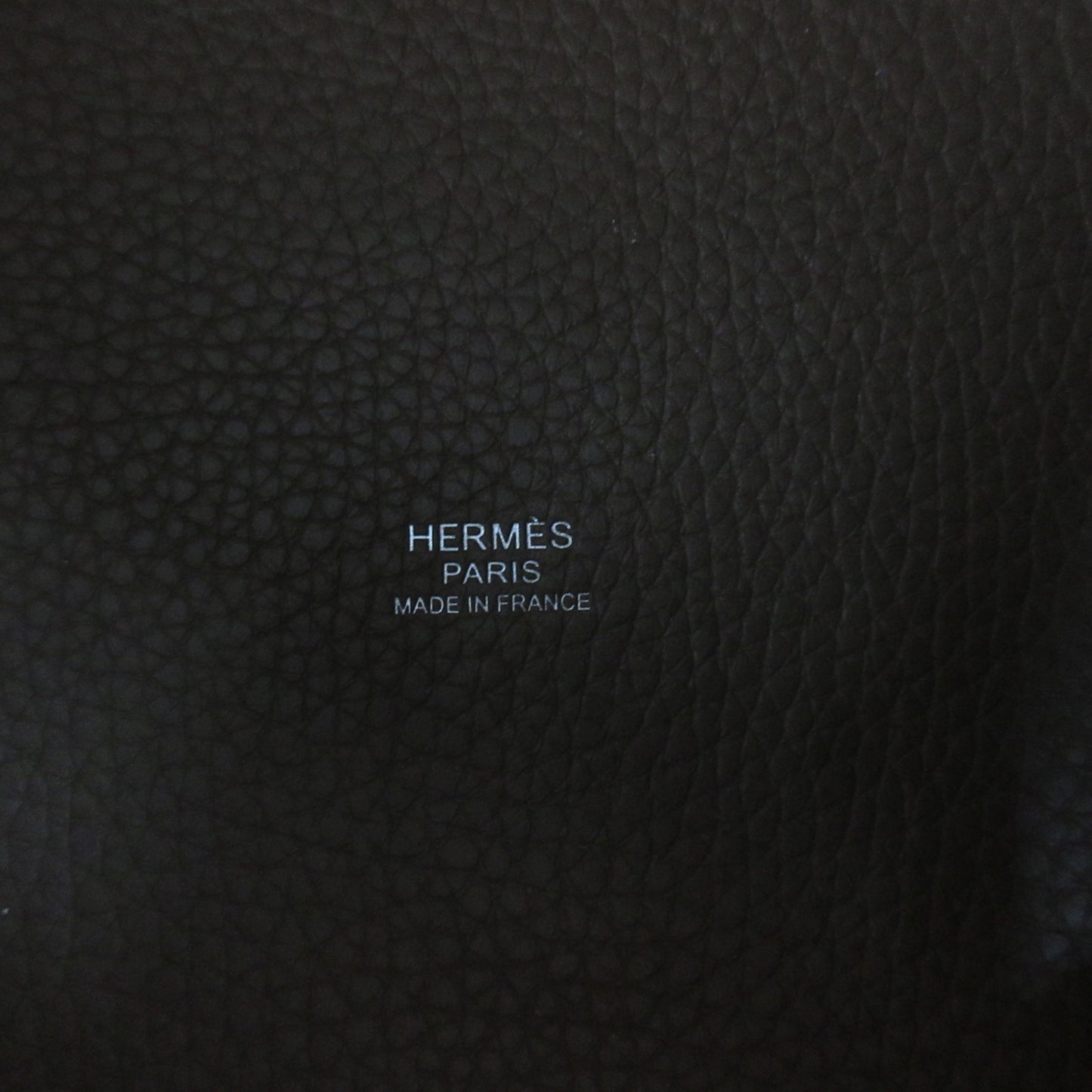 HERMES Picotan Lock MM 22 Etour Tryon Clemence Silver Hardware U-Engraved Handbag