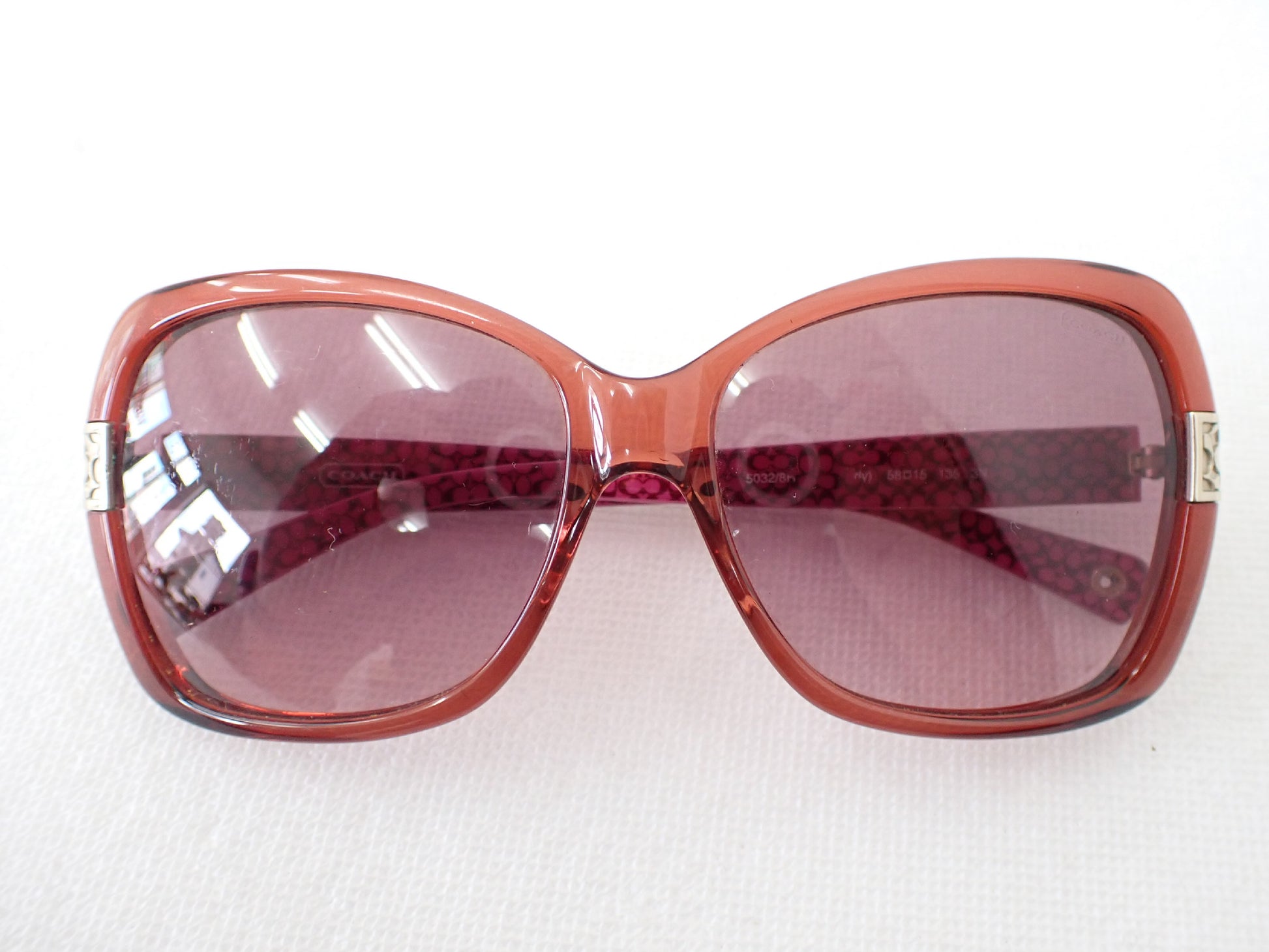 COACH COACH Signature Sunglasses HC8004F 58□15 135 3N Sunglasses