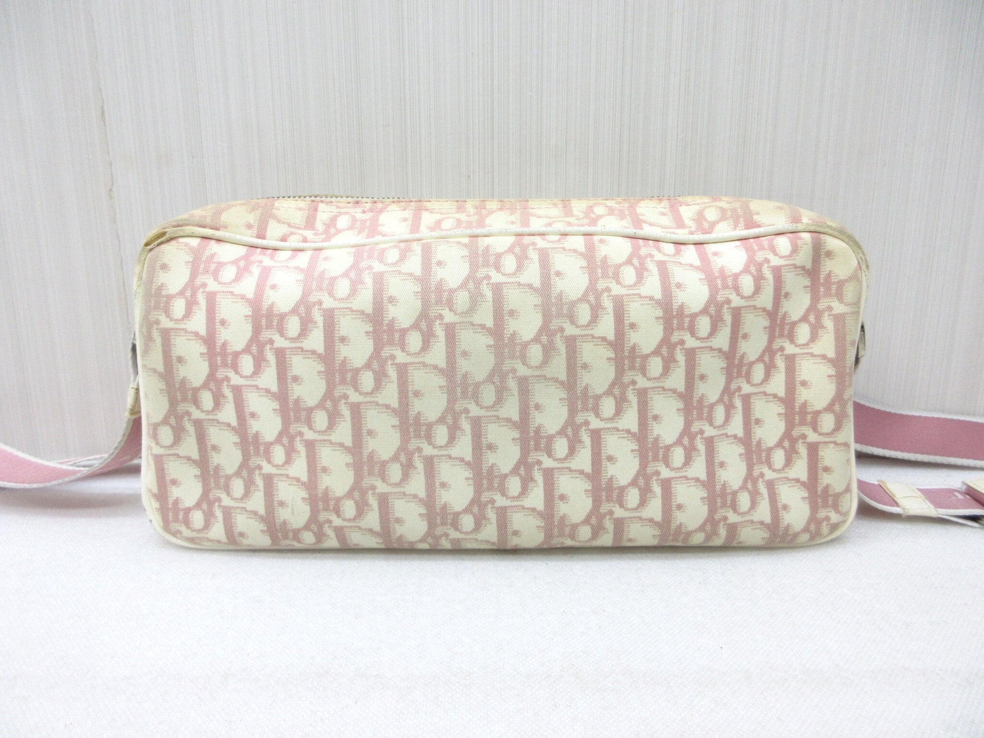 Dior Christian Dior Decorative Floral Motif Trotter Shoulder Back 1013 Approx. W27xH13cm Shoulder Bag
