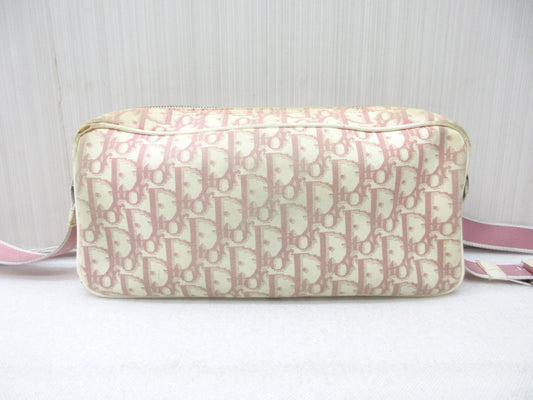 Dior Christian Dior Decorative Floral Motif Trotter Shoulder Back 1013 Approx. W27xH13cm Shoulder Bag
