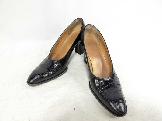 HERMES Hermes Pumps Real Crocodile Pumps