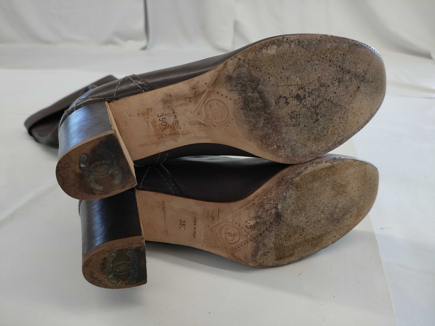 CHANEL Boots with Bag Size 35 Other Shoes