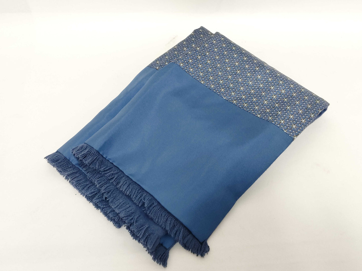 HERMES Muffler Angora x Silk Men's Muffler