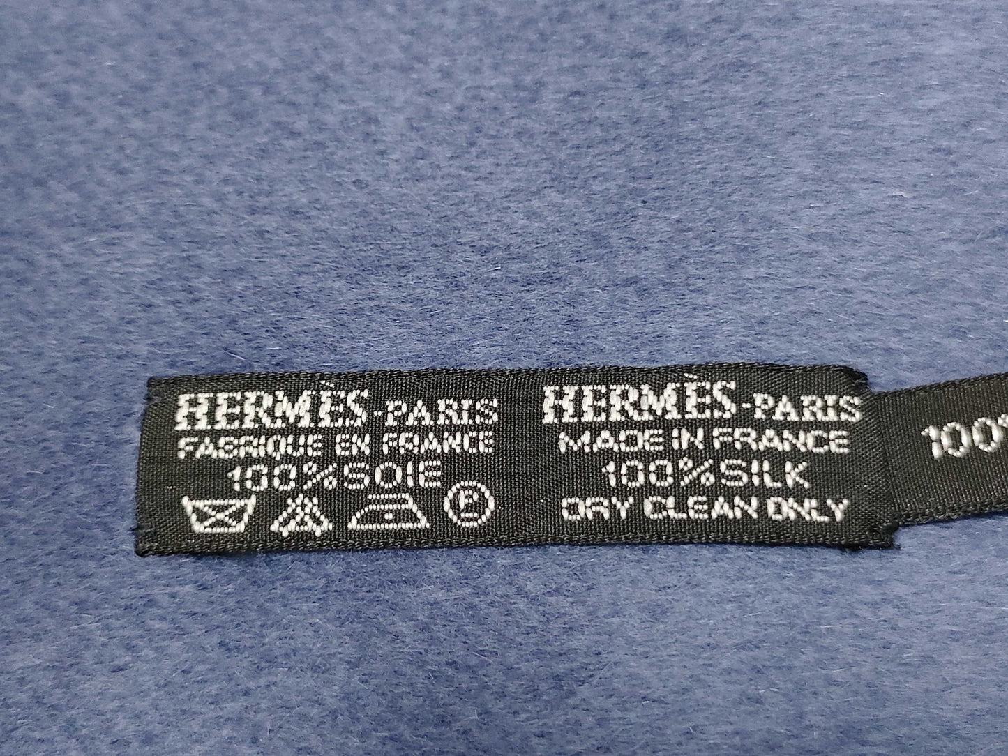 HERMES Muffler Angora x Silk Men's Muffler