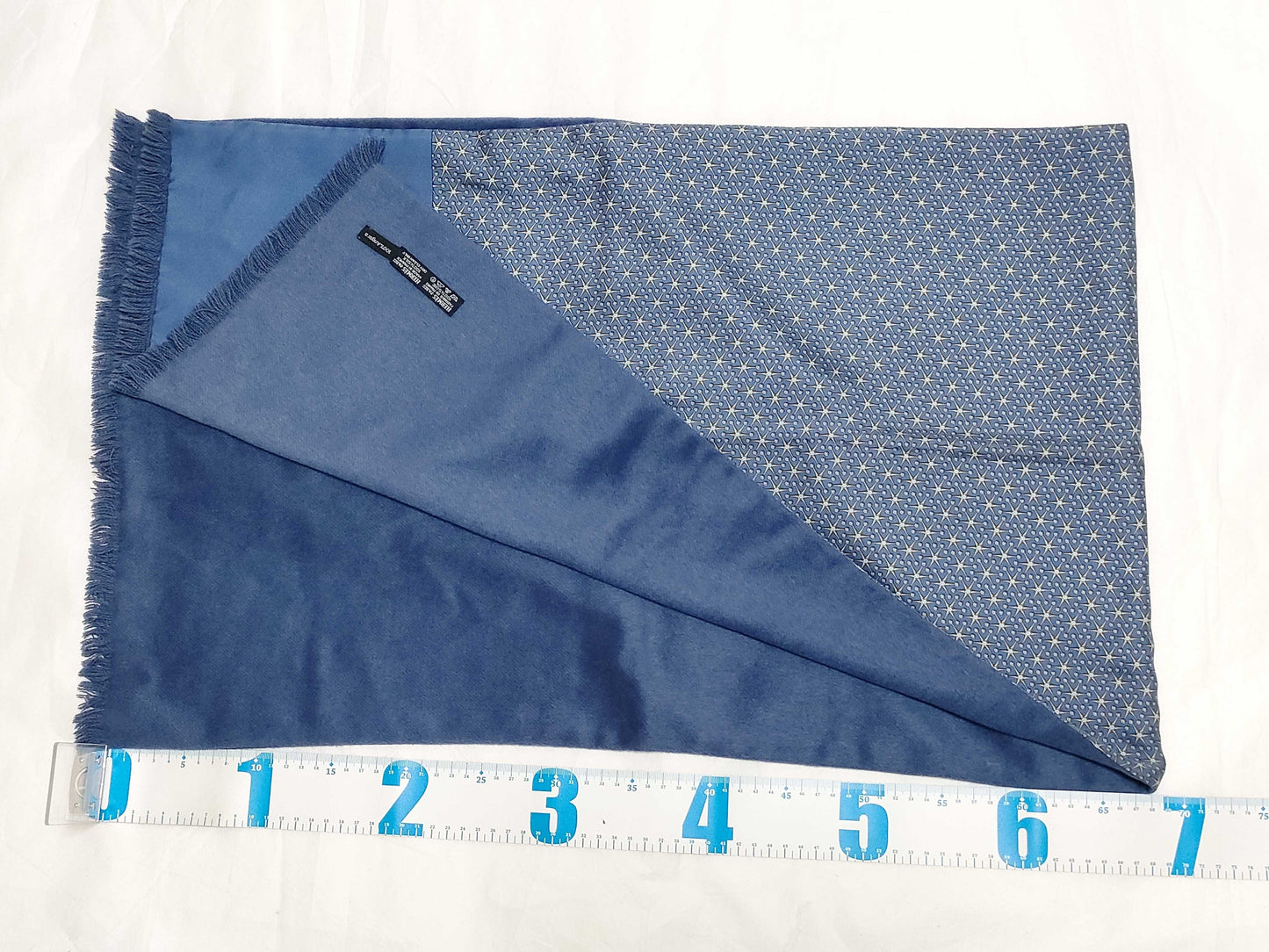 HERMES Muffler Angora x Silk Men's Muffler