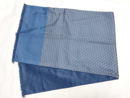 HERMES Muffler Angora x Silk Men's Muffler