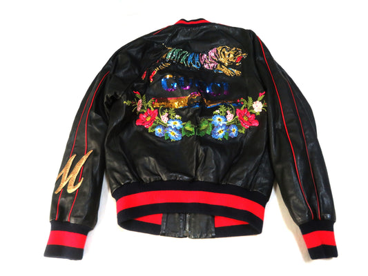 GUCCI Gucci Bomber Jacket Embroidered Jacket