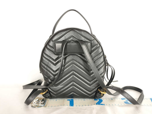 GUCCI Marmont Backpack 476671・001998 Black Backpack