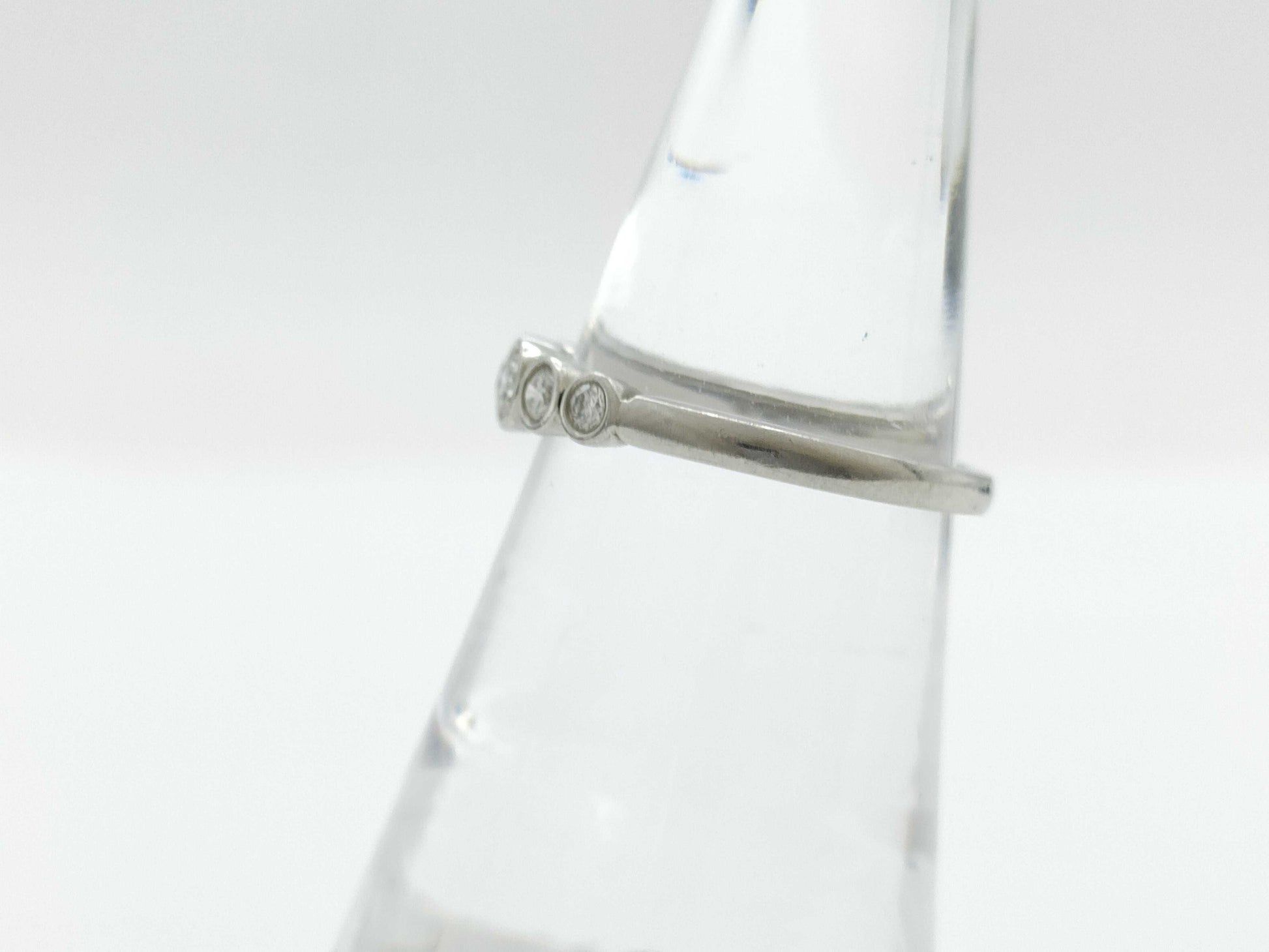Tiffany&Co. Jazz Graduated Diamond PT950 3.9g Ring