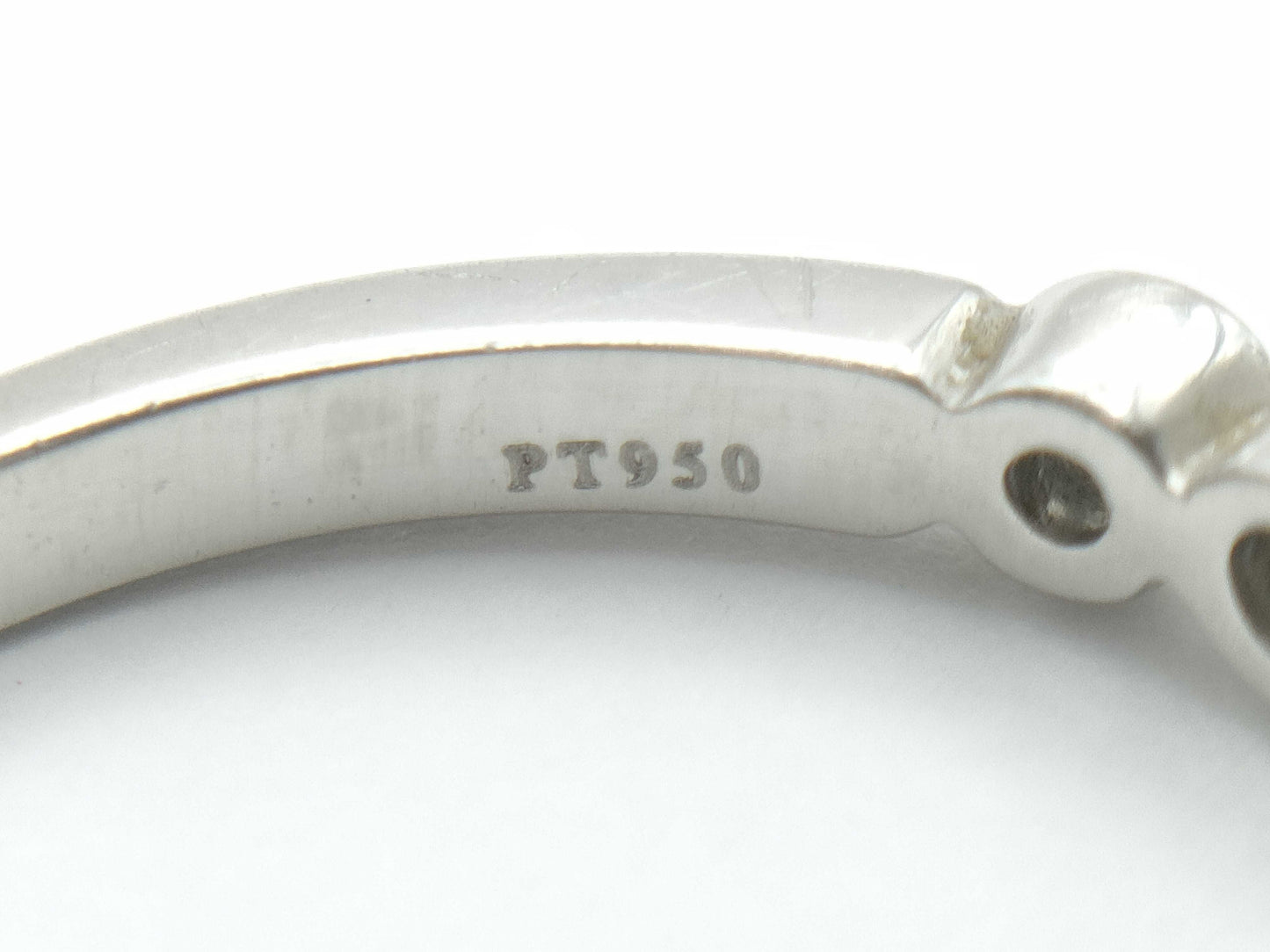 Tiffany&Co. Jazz Graduated Diamond PT950 3.9g Ring