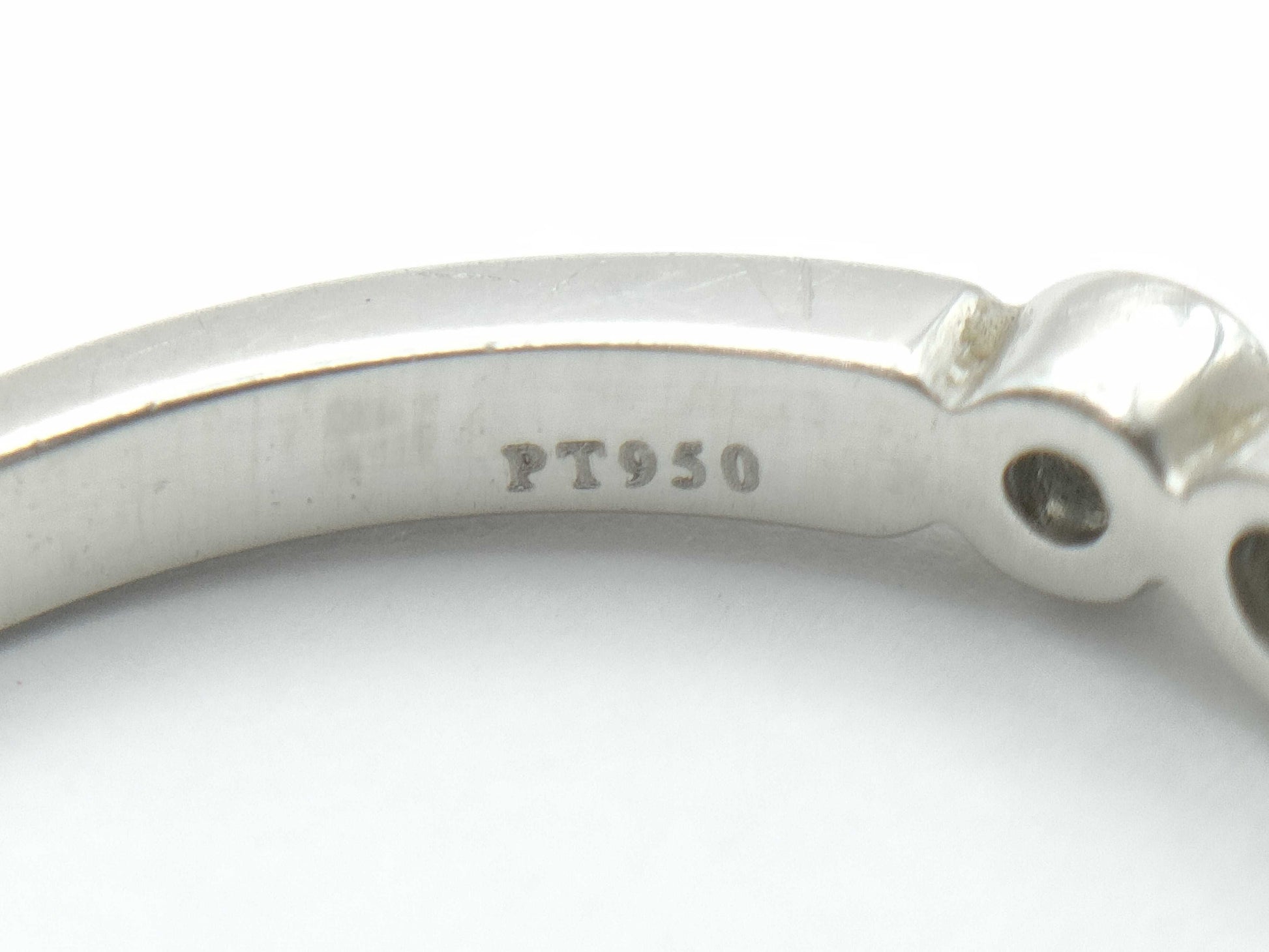 Tiffany&Co. Jazz Graduated Diamond PT950 3.9g Ring