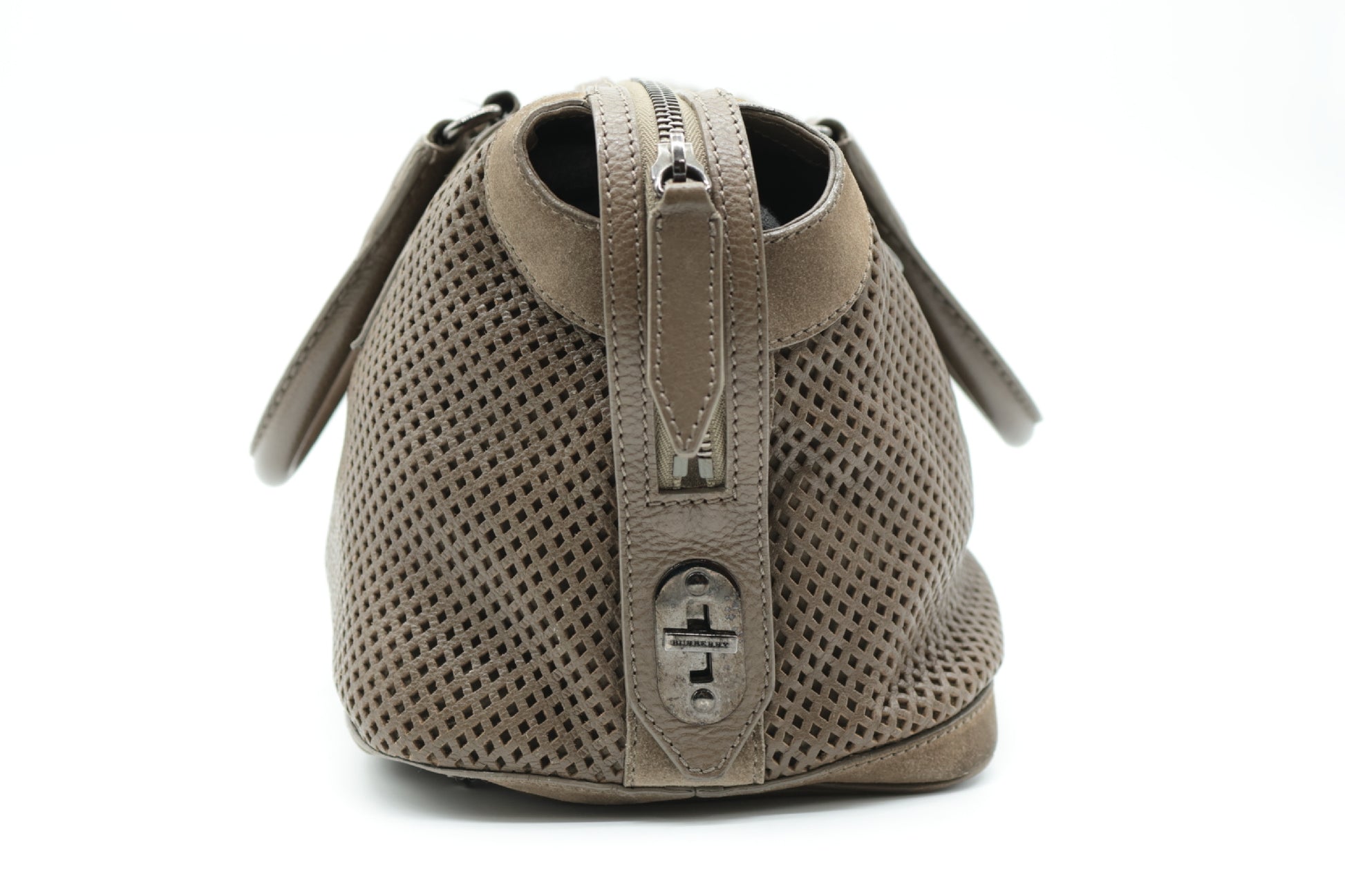 BURBERRY Leather Handbags Khaki Handbags