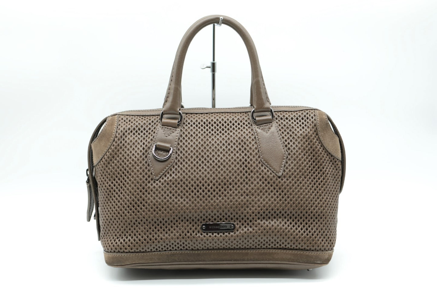 BURBERRY Leather Handbags Khaki Handbags