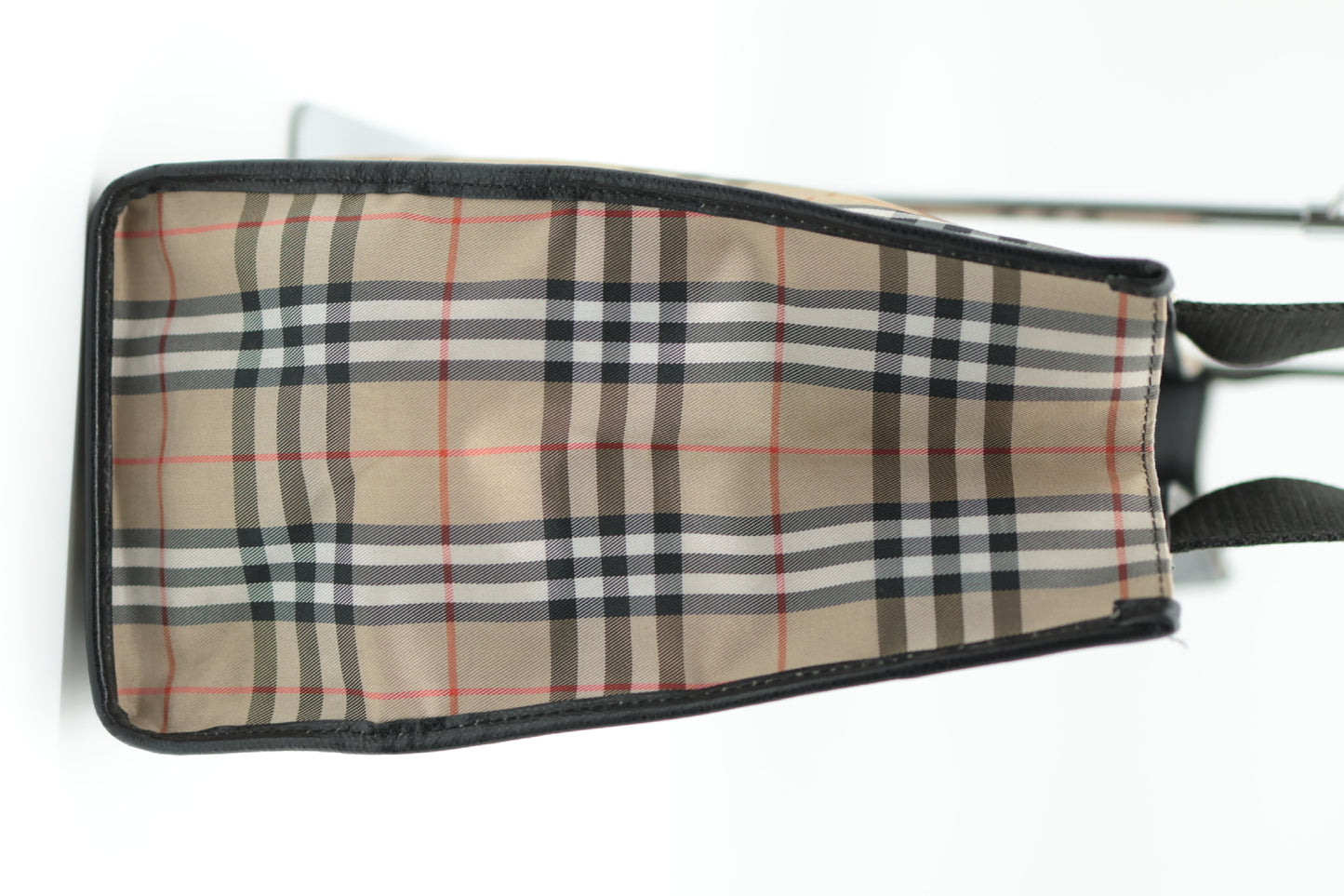 BURBERRY BURBERRY Canvas Tote Bag Check Tote Bag