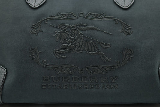 BURBERRY Canvas Black Handbag