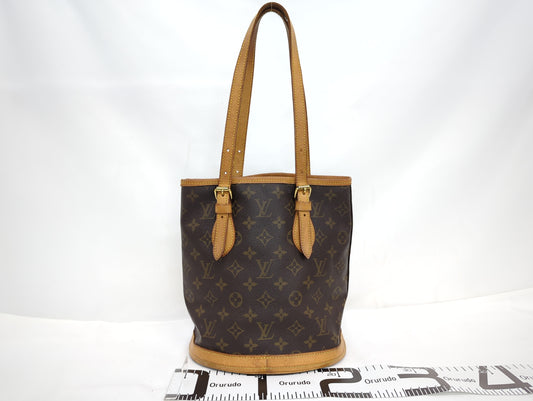 LOUIS VUITTON M42238 Monogram Bucket PM Boston Bag