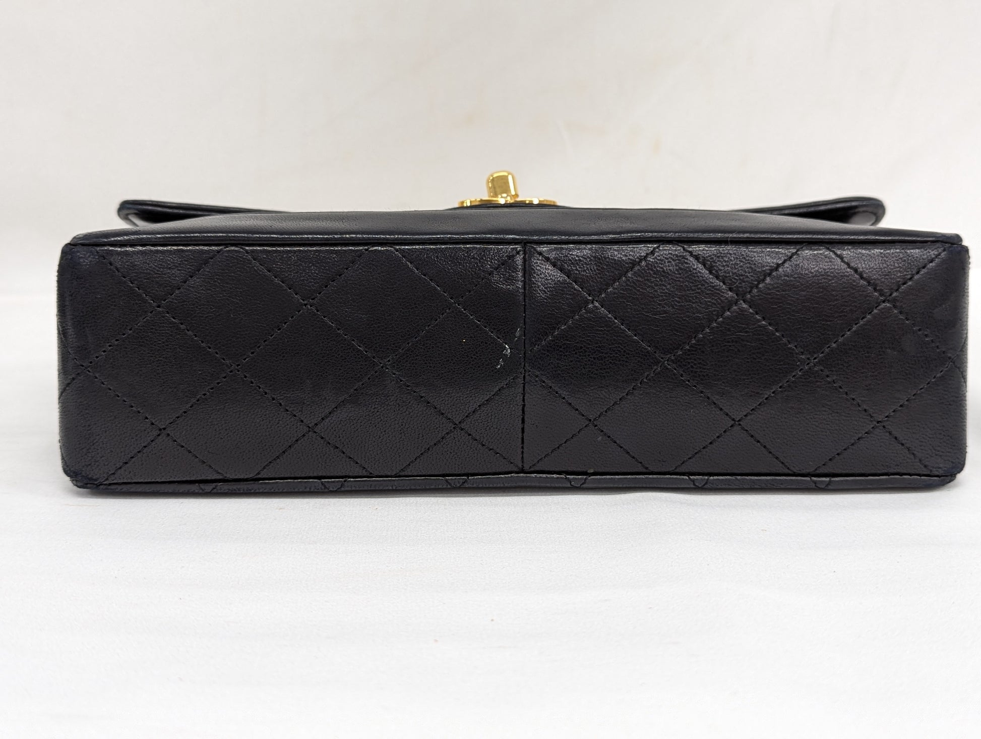 CHANEL Lambskin Matlasse Shoulder Bag with Pouch