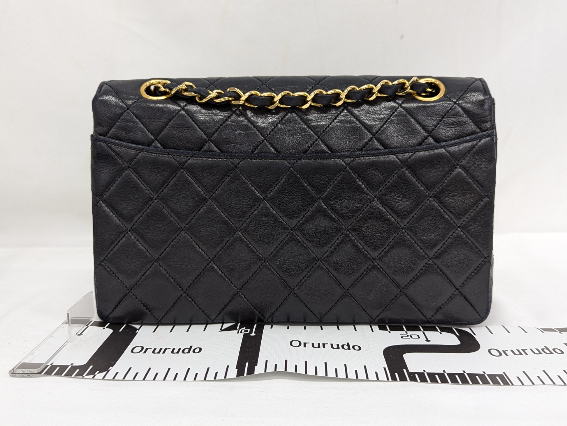 CHANEL Lambskin Matlasse Shoulder Bag with Pouch