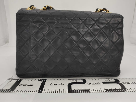 CHANEL Deca Matelasse Chain Shoulder Bag Lamb