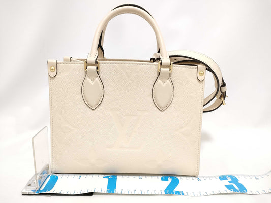 LOUIS VUITTON Monogram Unplanted M48569 On-the-Go PM Handbag