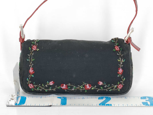 FENDI Mamma Mamma Bucket Bead Lizard Handbag