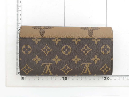 LOUIS VUITTON Monogram M80726 Portefeuille Sarah Wallet