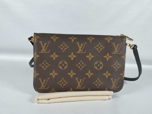 LOUIS VUITTON M69203 Pochette Double Zip Shoulder Bag