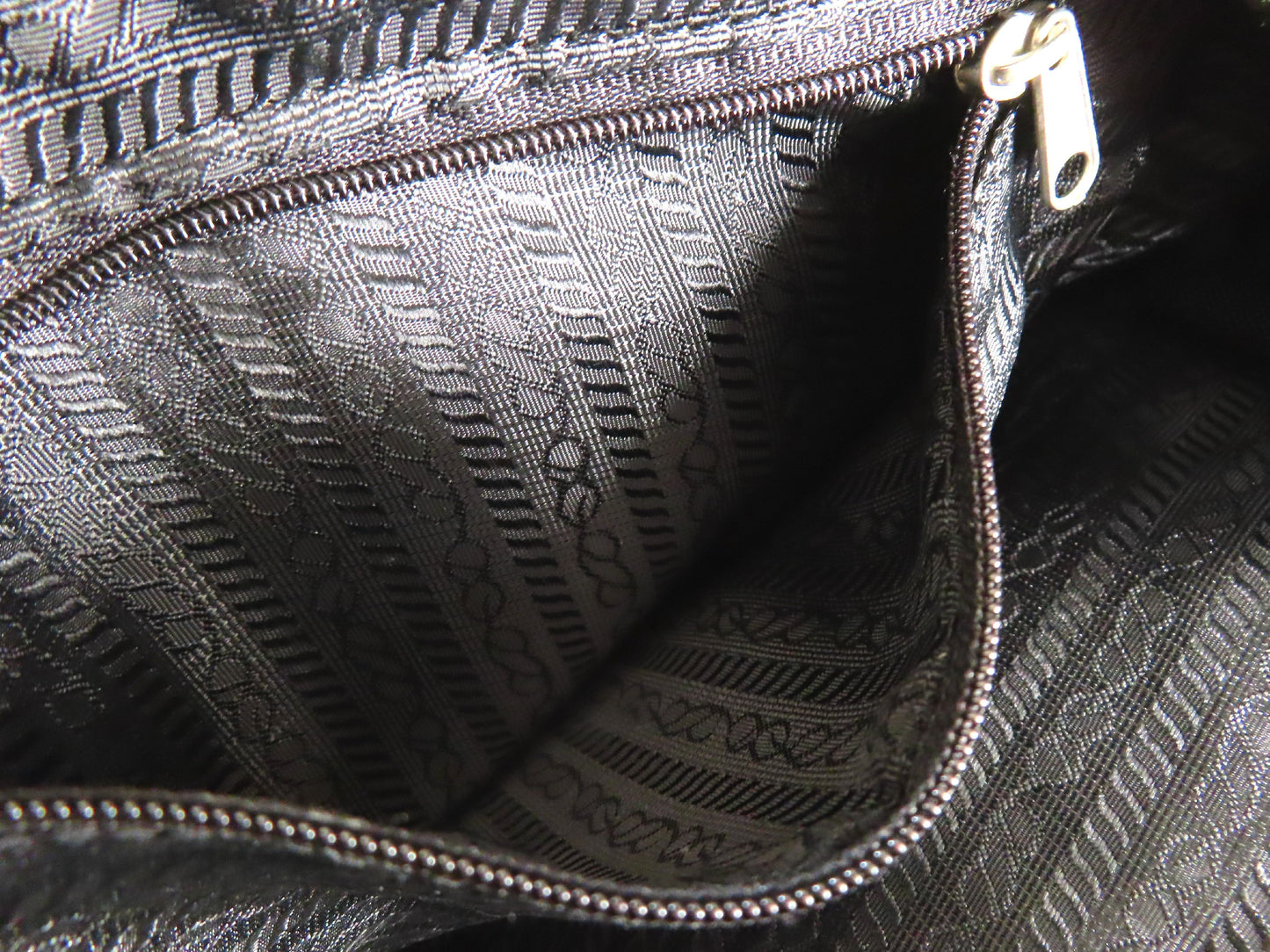 PRADA Nylon Prada Shoulder Black Side Pocket Shoulder Bag