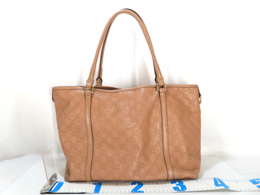GUCCI Guccissima Gucci Tote Bag Leather Shima Brown Tote Bag