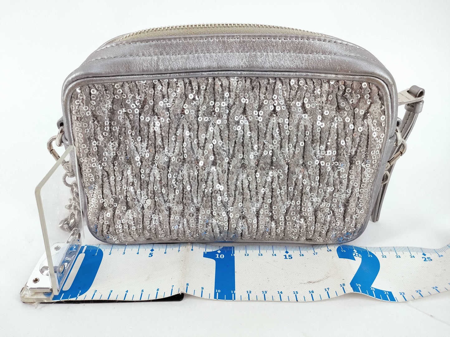 Miu Miu Miu Miu Miu Chain Shoulder Bag Silver Strap Shoulder Bag