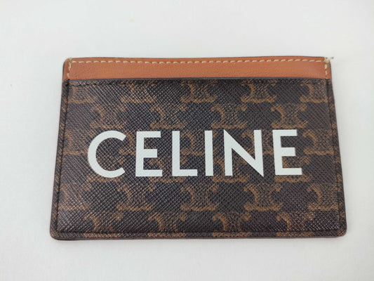 CELINE CELINE Macadam Card Case Box Storage Bag Card Case, Pass Case, Business Card Holder