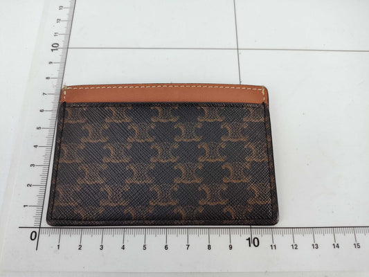 CELINE Macadam Card Case with Box and Dust Bag