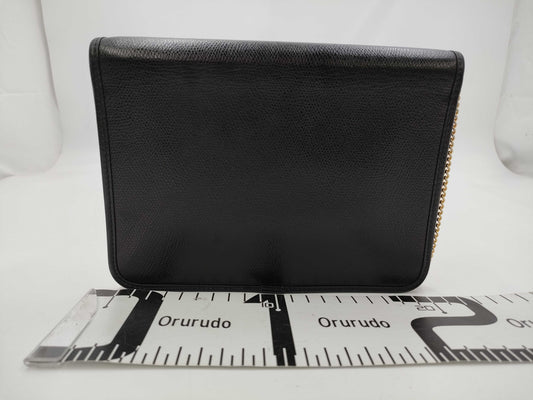 Dior CD logo leather chain shoulder bag