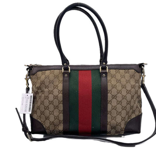 GUCCI Gucci Sherry Line Canvas Boston Bag Boston Bag