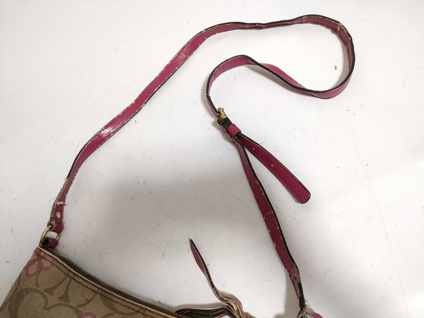 COACH Signature Flower F22021 Shoulder Bag