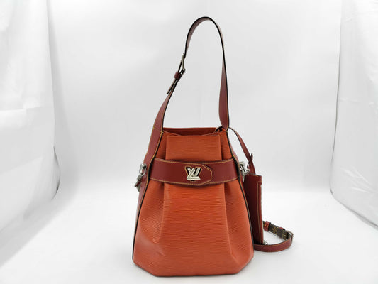 LOUIS VUITTON Vuitton Bag Epi Twist Bucket M52927 Serial FL3158 Bag