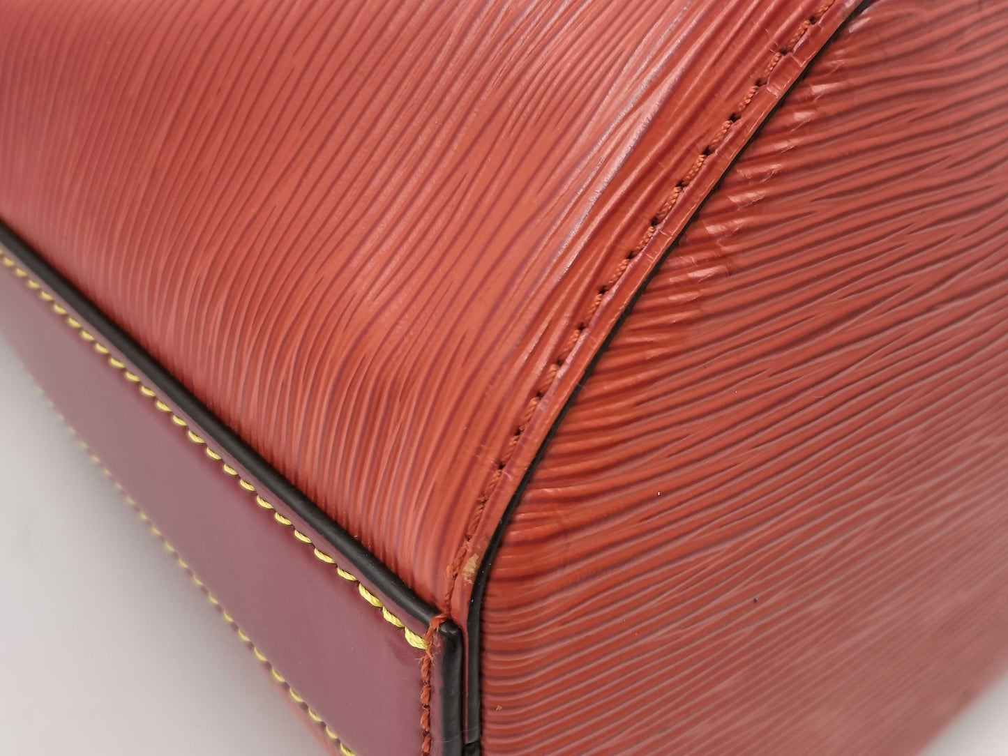 LOUIS VUITTON Vuitton Bag Epi Twist Bucket M52927 Serial FL3158 Bag