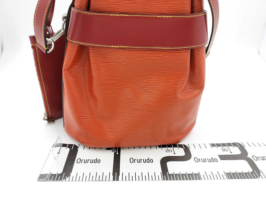 LOUIS VUITTON Vuitton Bag Epi Twist Bucket M52927 Serial FL3158 Bag