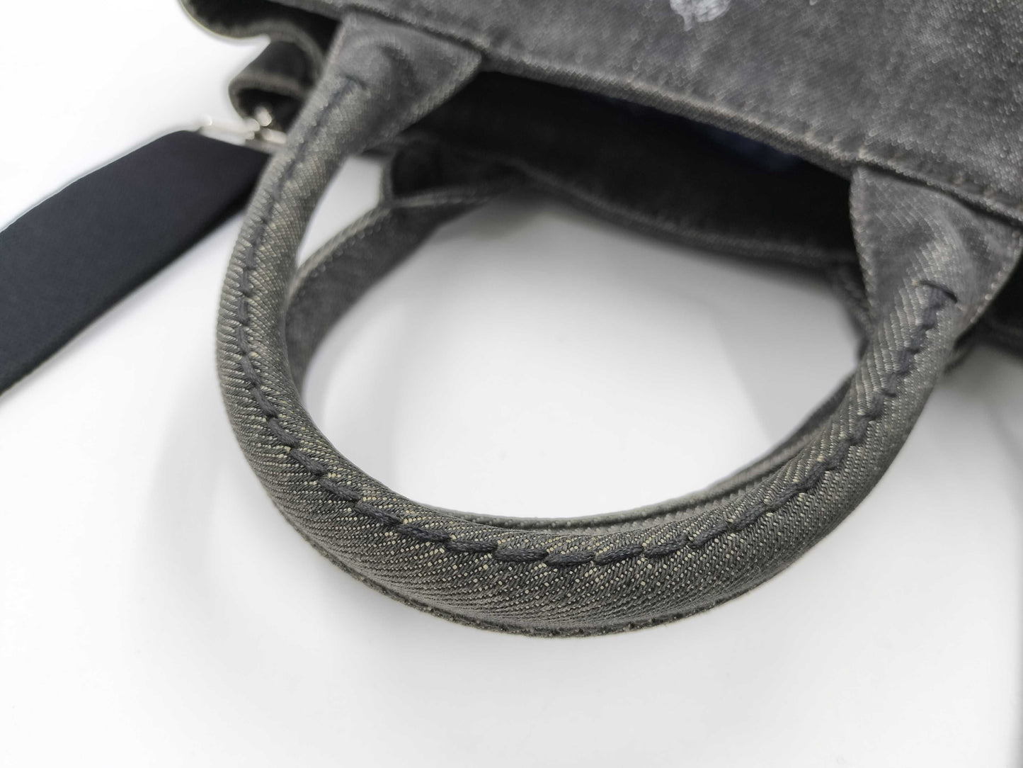 PRADA Kanapa Denim Black 1BG439 Bag
