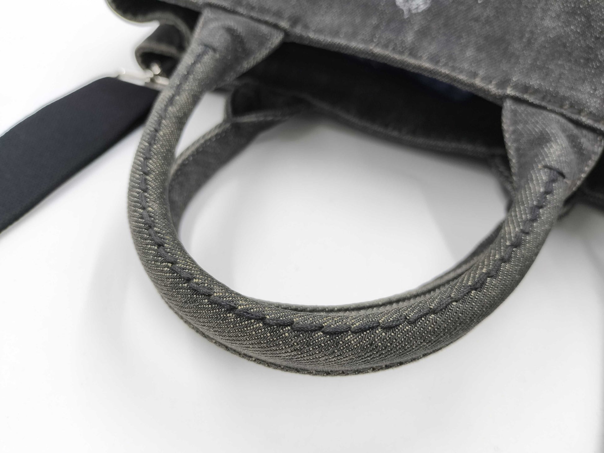 PRADA Kanapa Denim Black 1BG439 Bag