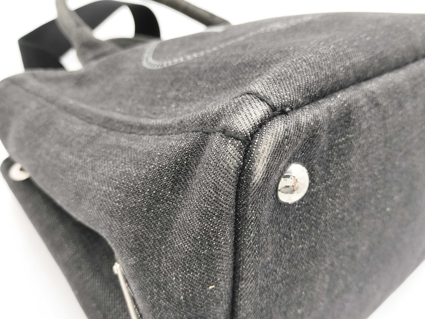PRADA Kanapa Denim Black 1BG439 Bag