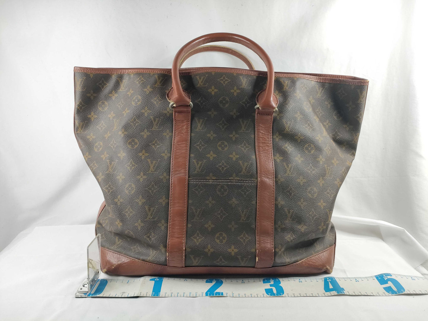 LOUIS VUITTON Monogram Louis Vuitton Handbag Big Tote Bag Tote Bag