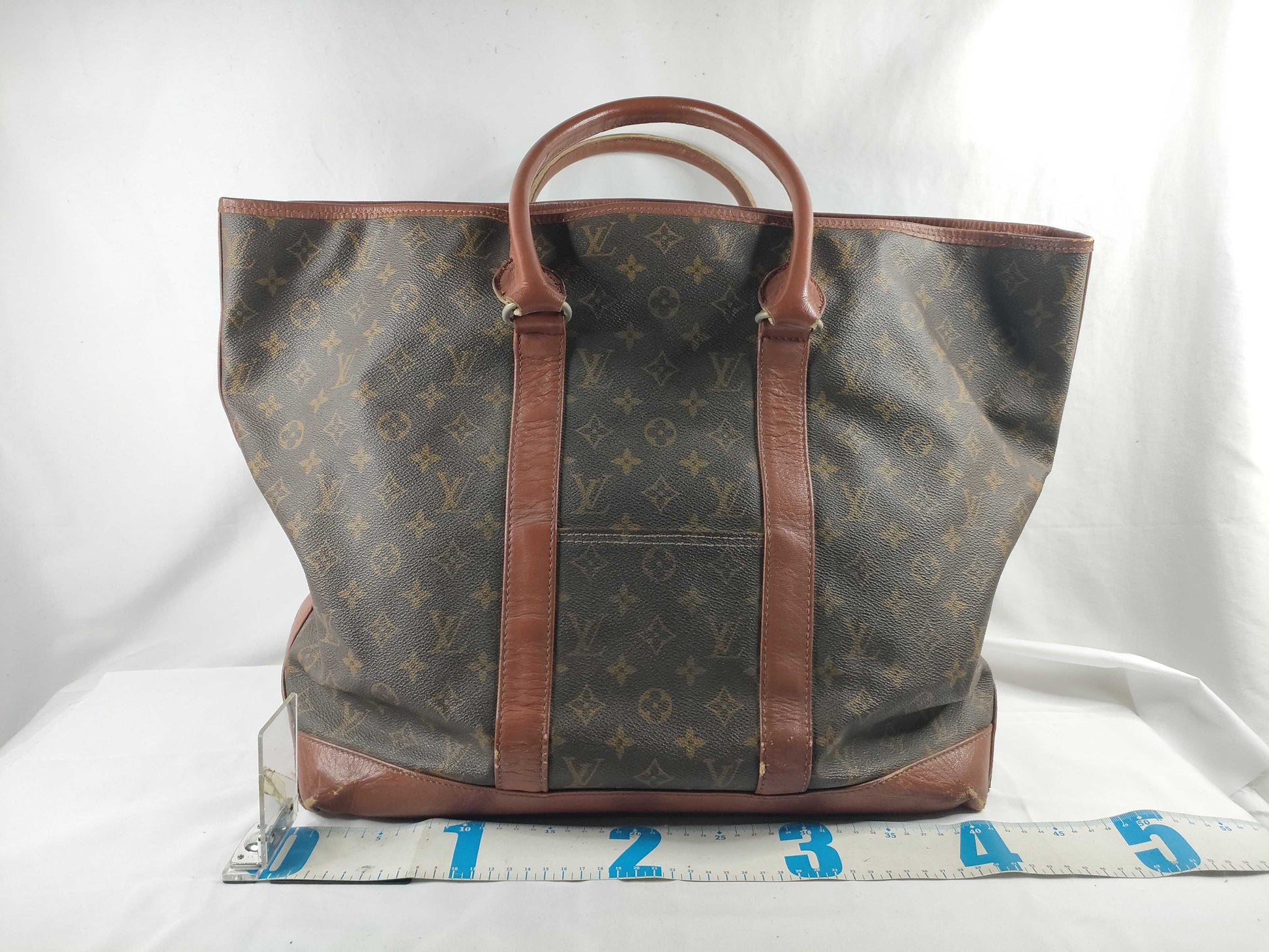 LOUIS VUITTON Monogram Louis Vuitton Handbag Big Tote Bag Tote Bag