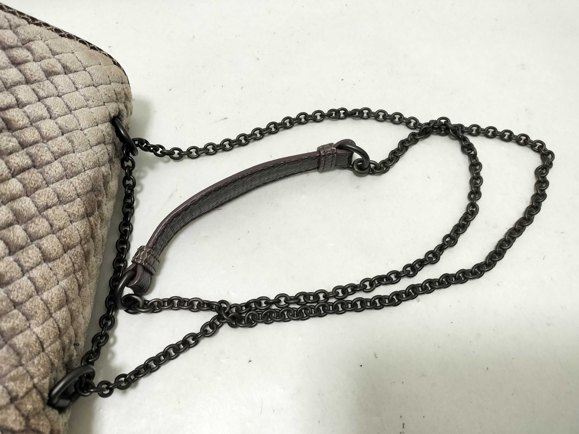 BOTTEGA VENETA BOTTEGA VENETA Boa Intrecciato Shoulder Handbag Chain Shoulder Bag