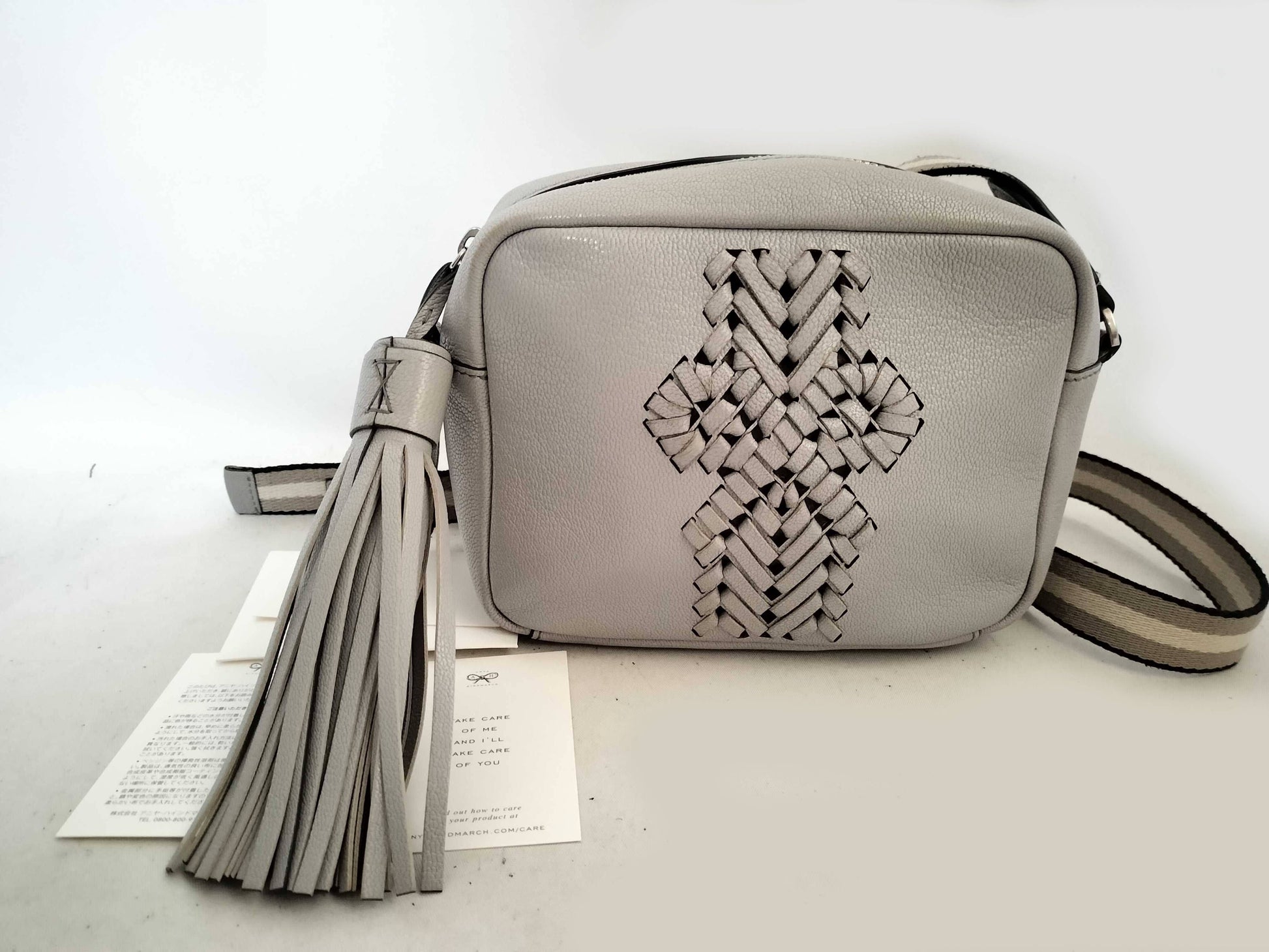 Anya Hindmarch Anya Hindmarch Neeson Tassel Crossbody Grey Shoulder Bag Shoulder Bag