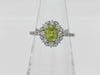 Sphene 0.721ct D0.53ct PT950 3.8g Ring