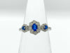 Aouinite 0.15ct/0.09ct D0.50ct PT900 3.8g Ring