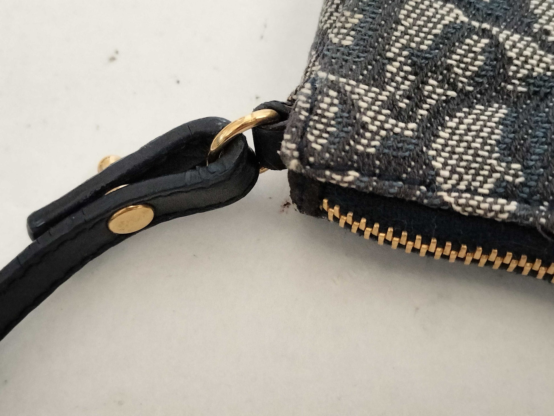 Dior Trotter Dior Trotter Saddle Handbag Pouch Bag Navy Pouch