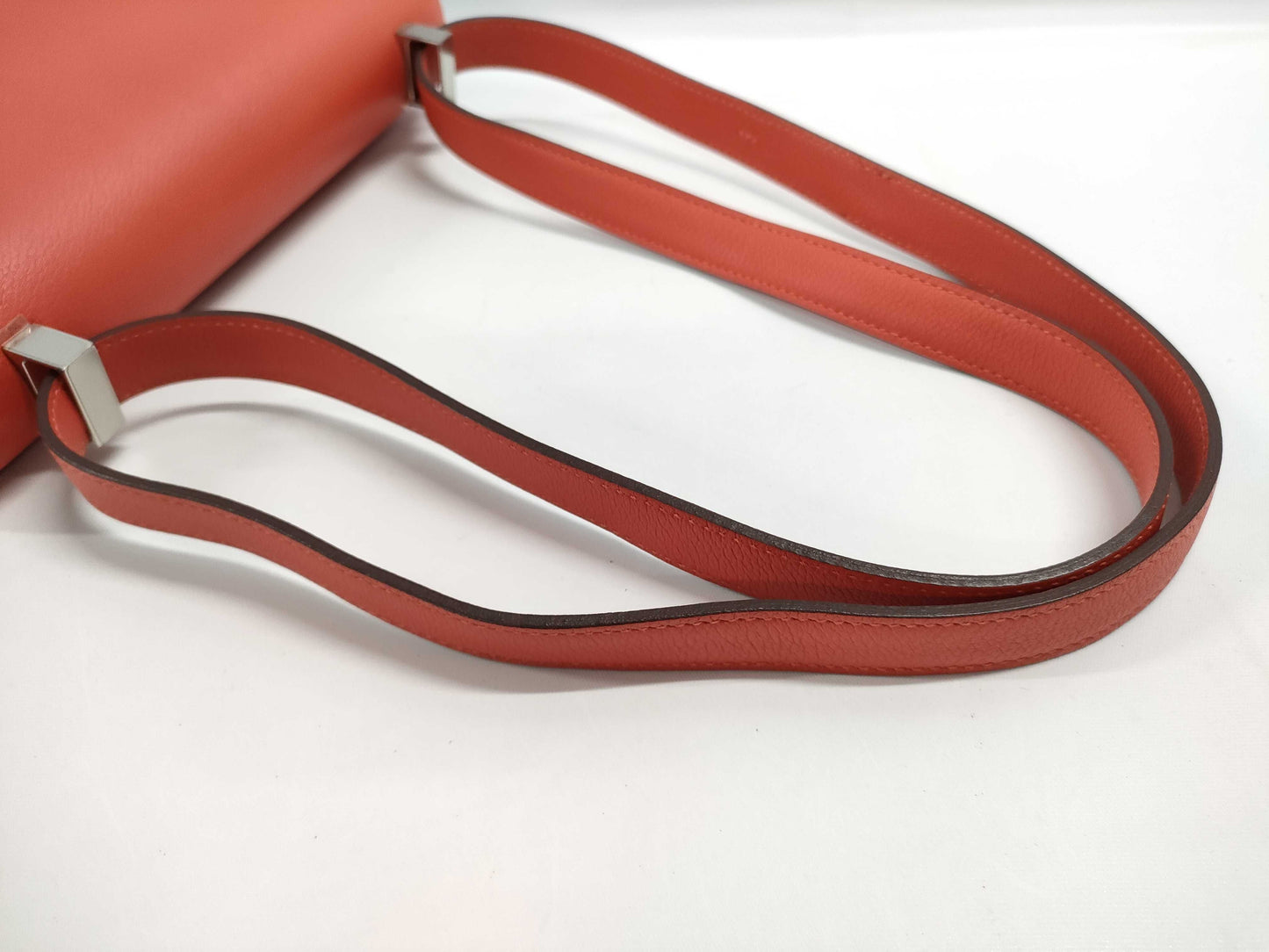 HERMES Constance 3 24 Optical Shoulder Bag, C Stamp , Leather/Evercolor Capucines Shoulder Bag